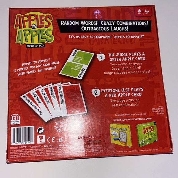 Apples to Apples party in a box home family game - Picture 2 of 2